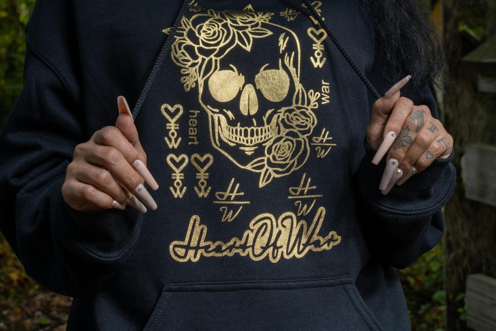 skull hoodie