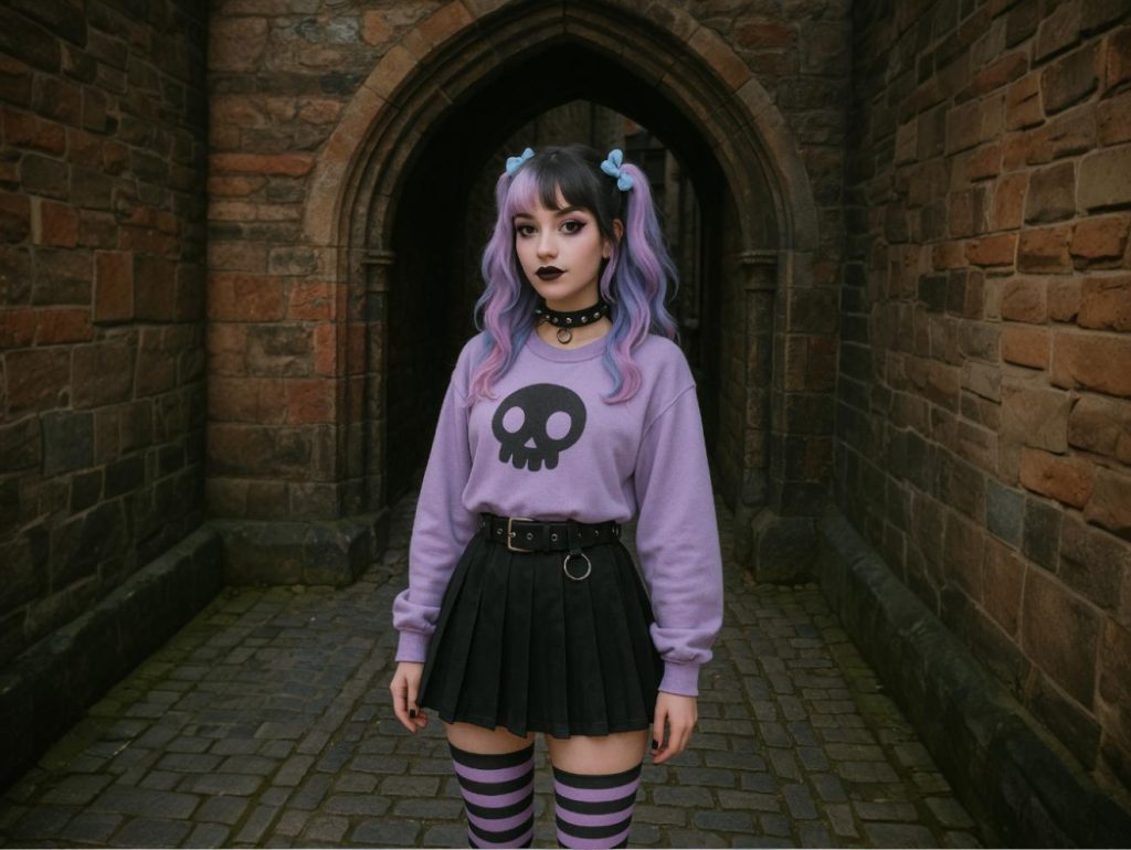 pastel goth girl
