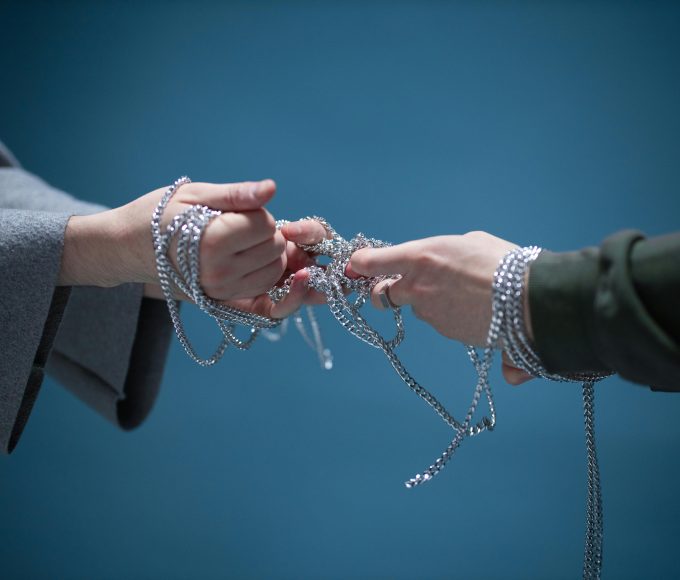 chain necklace metal silver